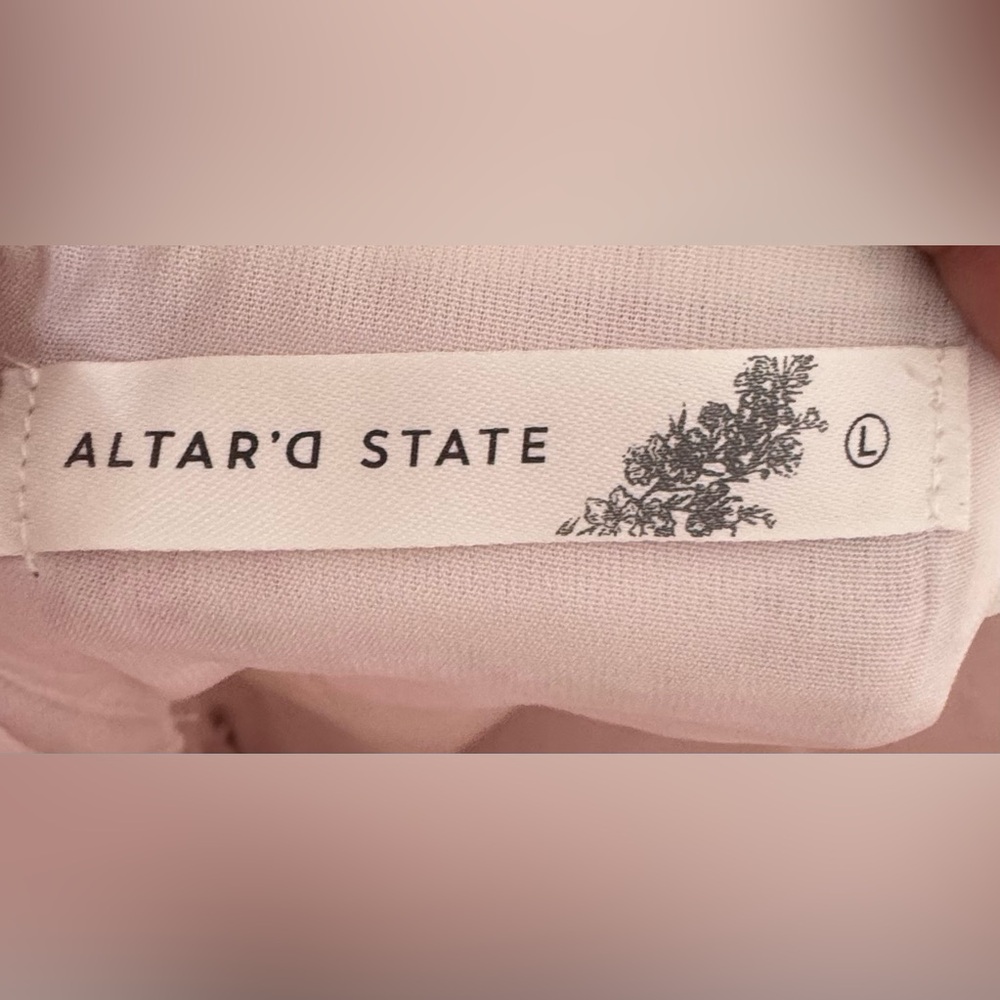 ALTAR’D STATE Chic Pink and White Floral Maxi Dress - Picture 11 of 11